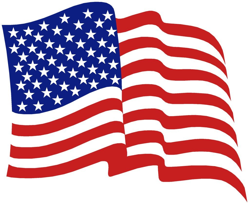 American Flag Vector Clipart