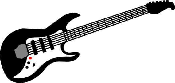 Guitar Stencil Clipart - Free to use Clip Art Resource