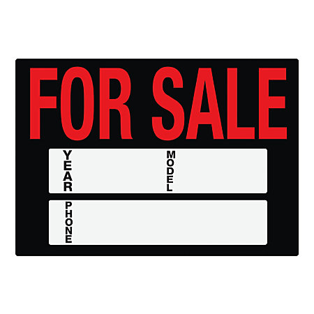 Cosco Static Cling Car Sale Sign Kit by Office Depot & OfficeMax