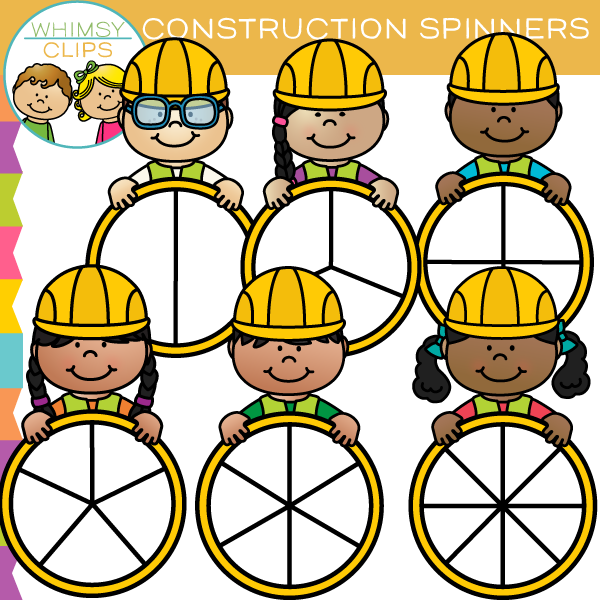 Construction Kids Spinners Clip Art , Images & Illustrations ...