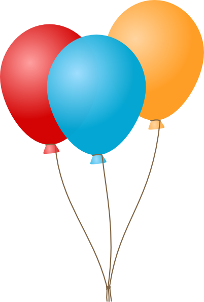 Clipart Birthday Balloons - Tumundografico