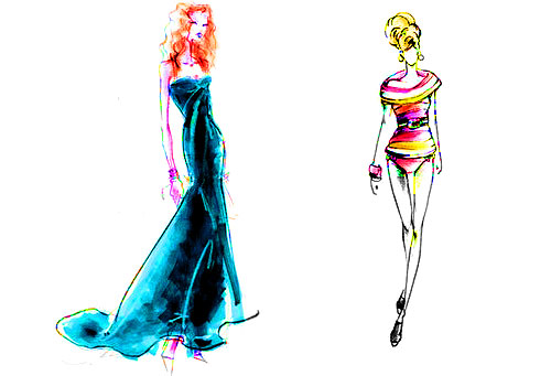 Fashion Show Clip Art - Tumundografico