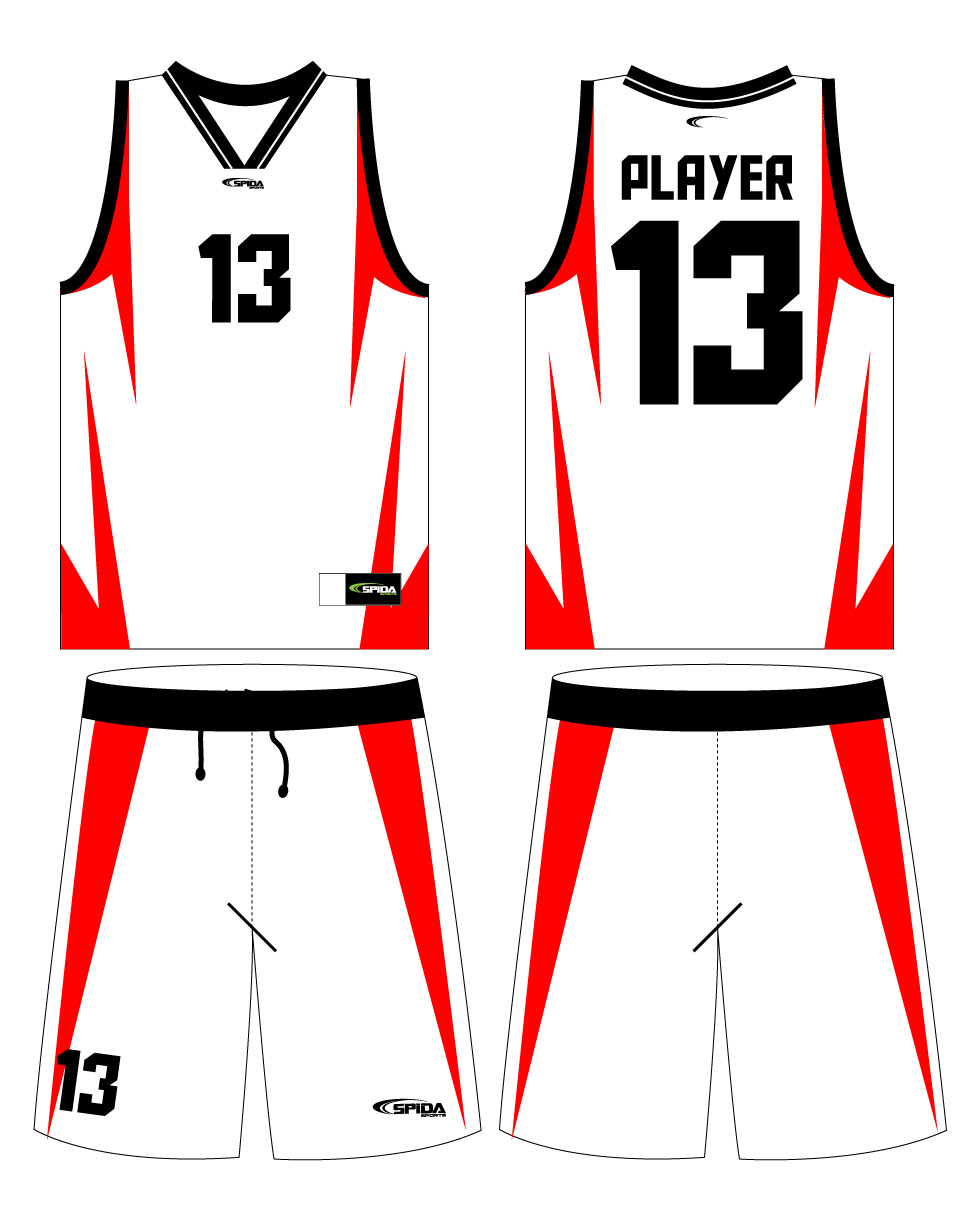 Blank Basketball Jersey Template