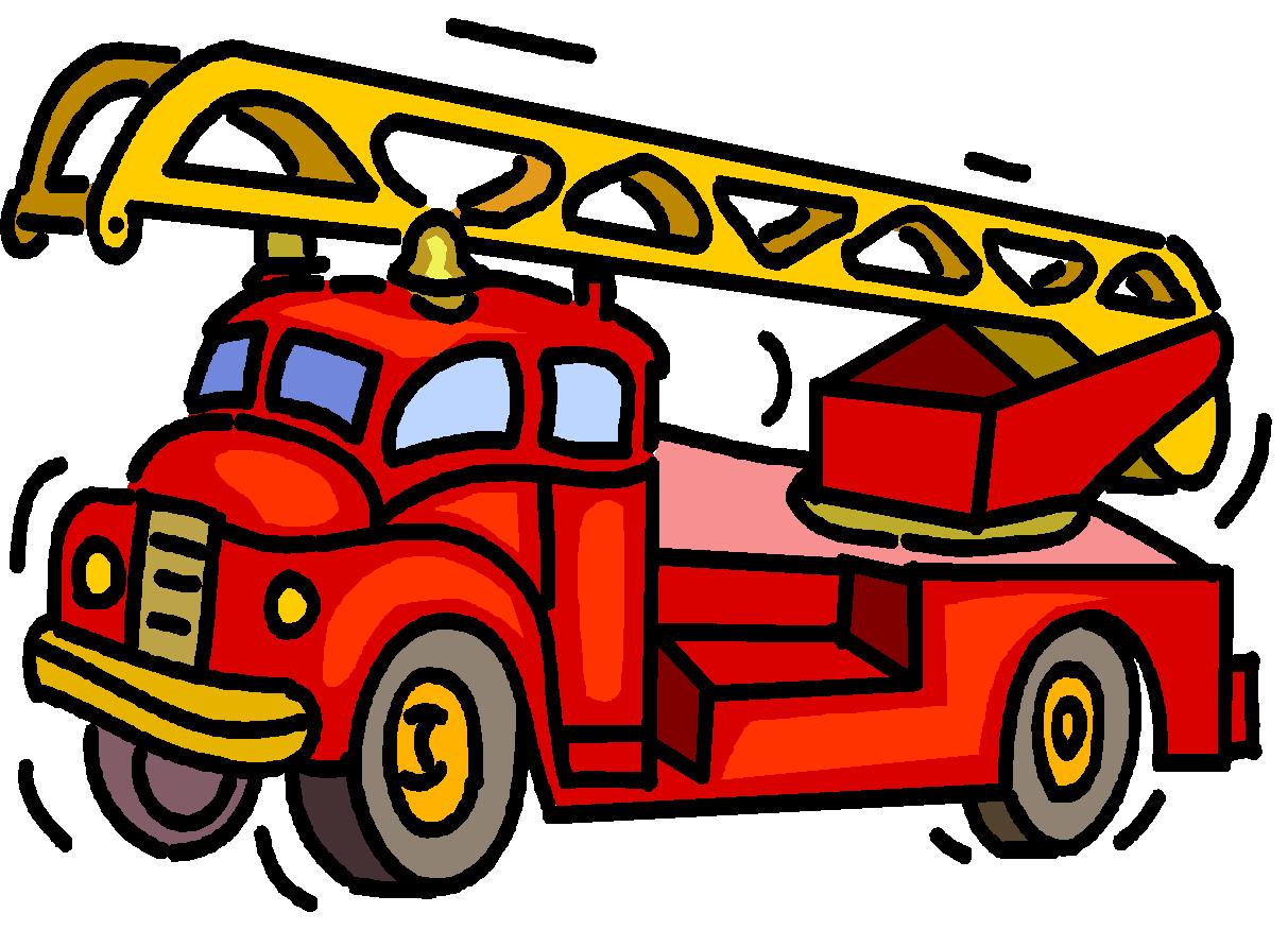Animated fire truck clipart