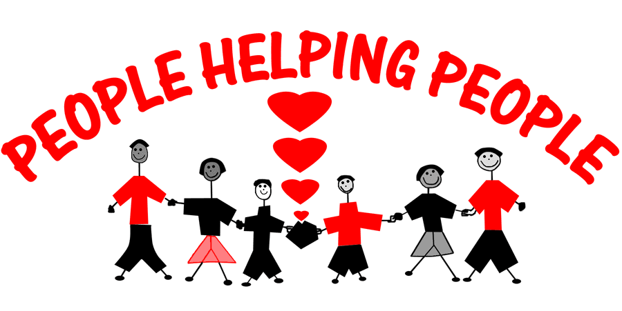 People helping each other clipart
