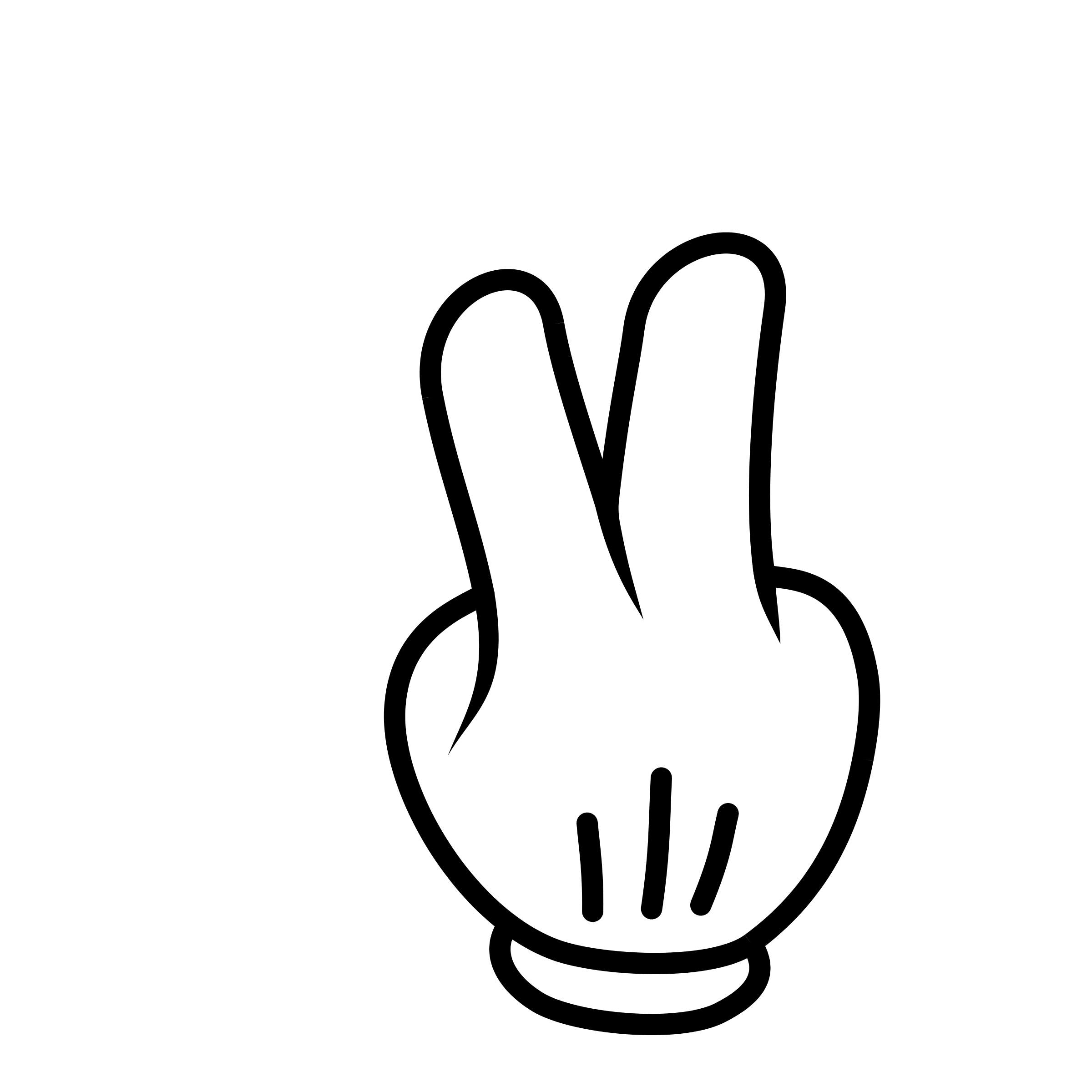 drawings of middle fingers