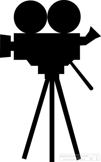 Clipart of a video camera