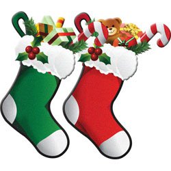 Christmas clipart: Snowmen, Stockings, Rocking Horse
