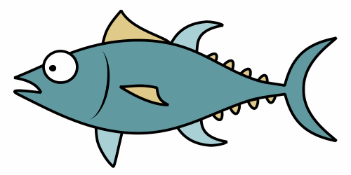 Tuna Fish Cartoon Clipart