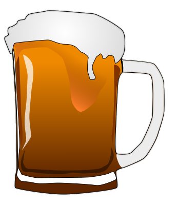 Beer glass clipart free