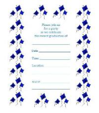 Free Printable High School Graduation Invitation
