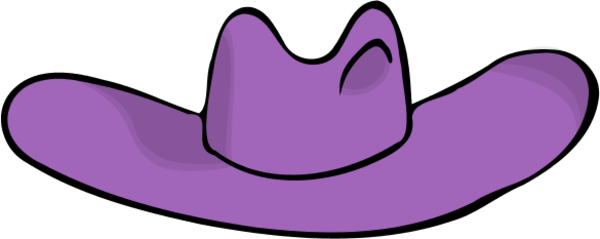 purple hat clipart - photo #12