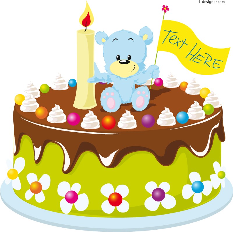 Cartoon Birthday Cake | Free Download Clip Art | Free Clip Art ...