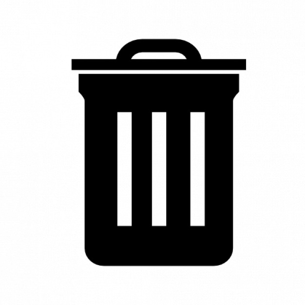Trash bin symbol Icons | Free Download