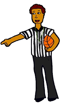 Basketball Referee Clipart