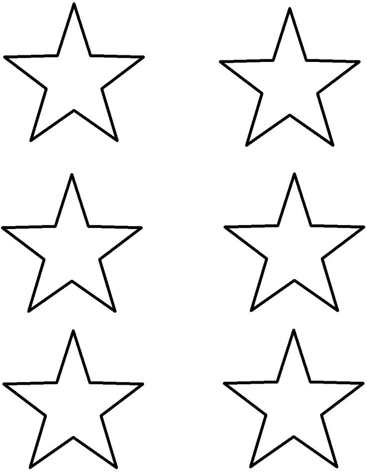 Printable Star Stencils - ClipArt Best