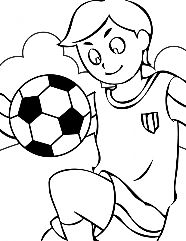 Free Printable Soccer Coloring Pages | Coloring Pages Kids Collection