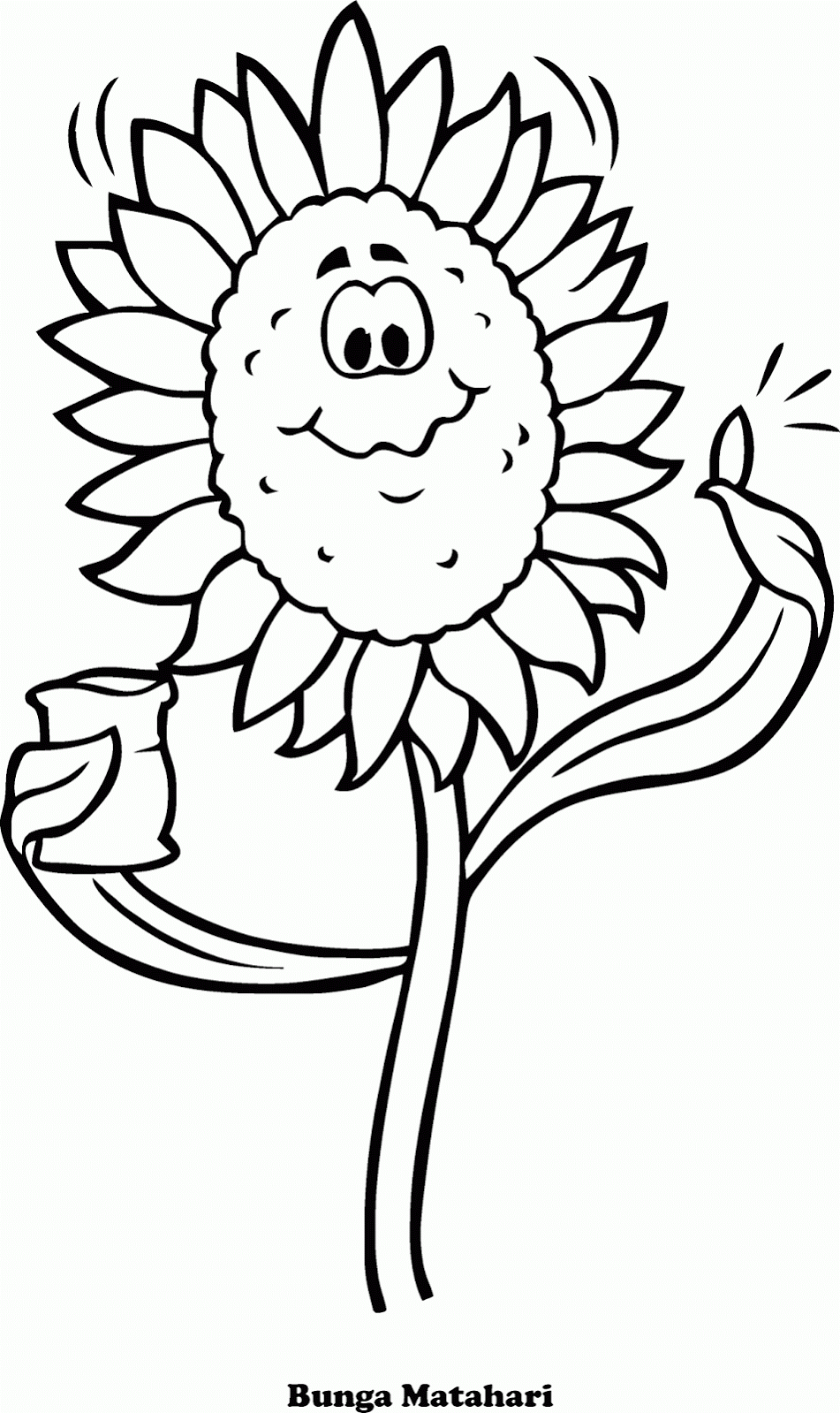 Gambar Cartoon Bunga Matahari - ClipArt Best
