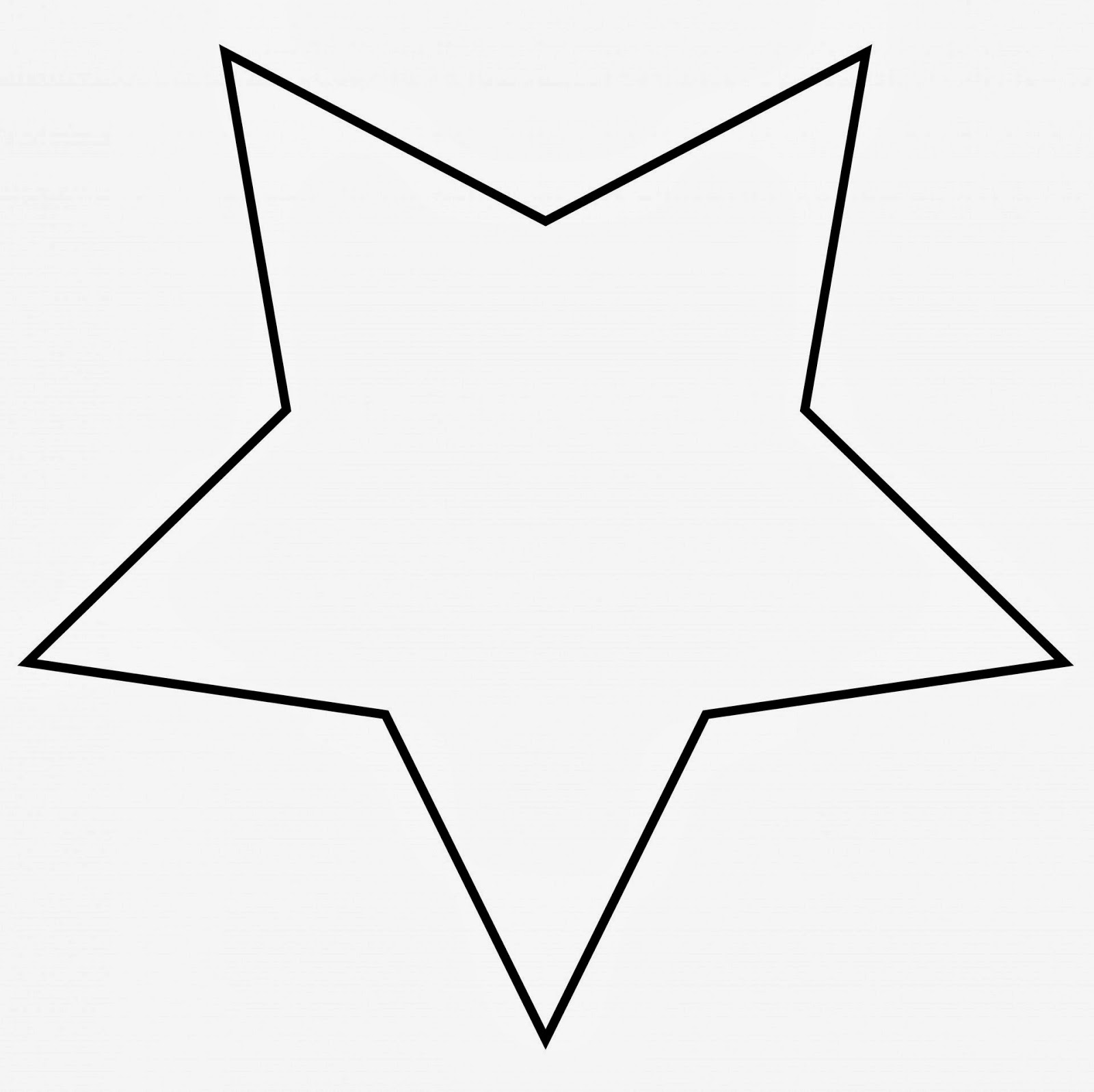 Printable Star Pattern Template