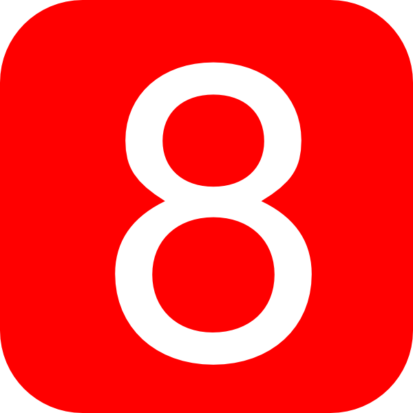 Number 8 Clipart