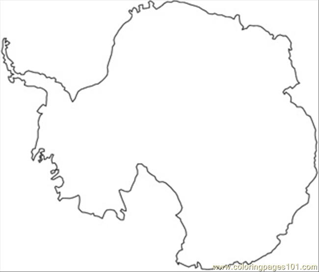 Antarctica Map Coloring Page - Free Maps Coloring Pages ...