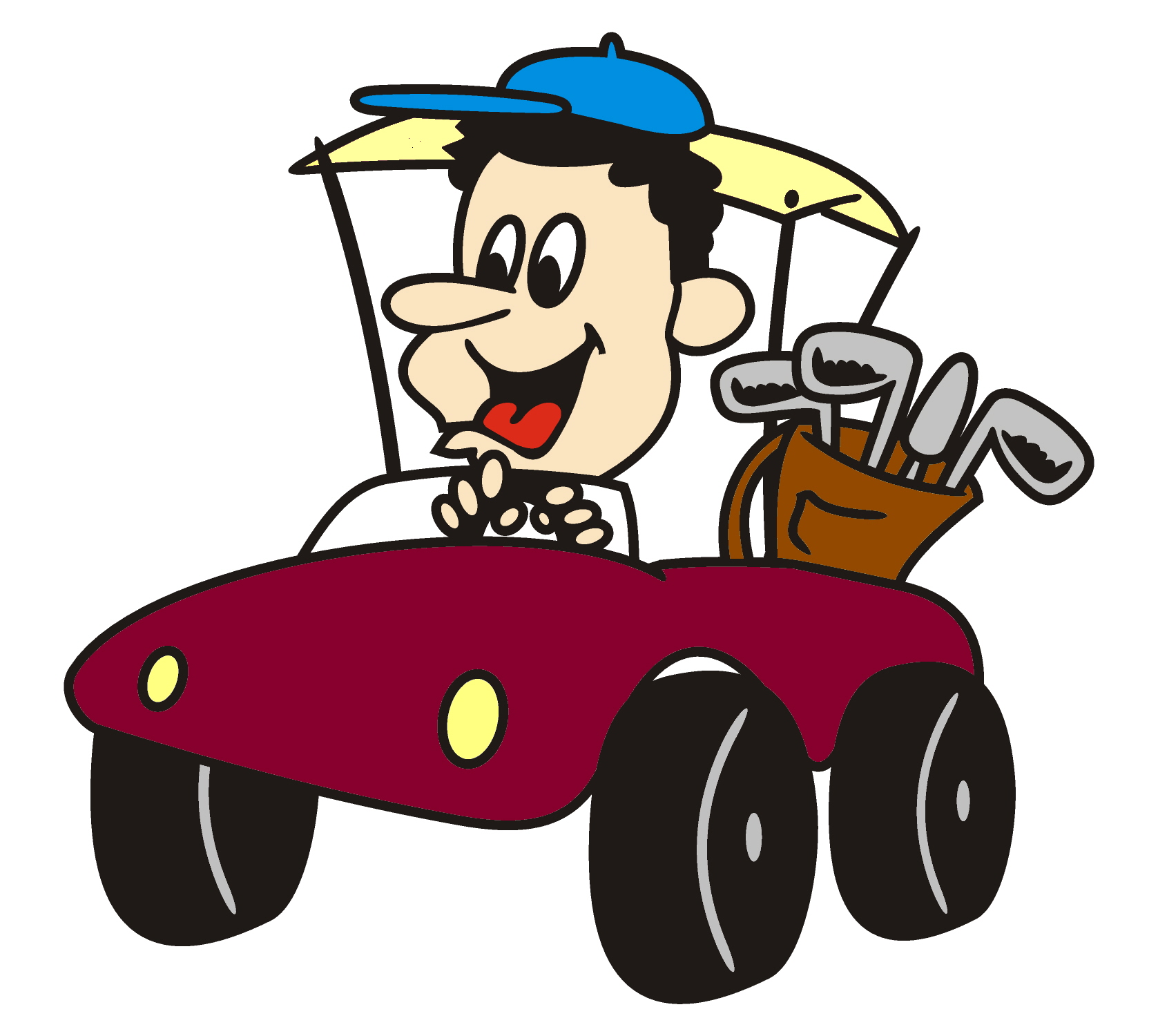 Cartoon Golf Cart | Free Download Clip Art | Free Clip Art | on ...