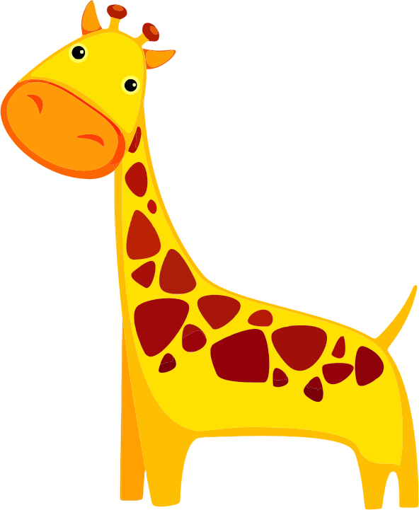 Clipart - Cartoon Giraffe