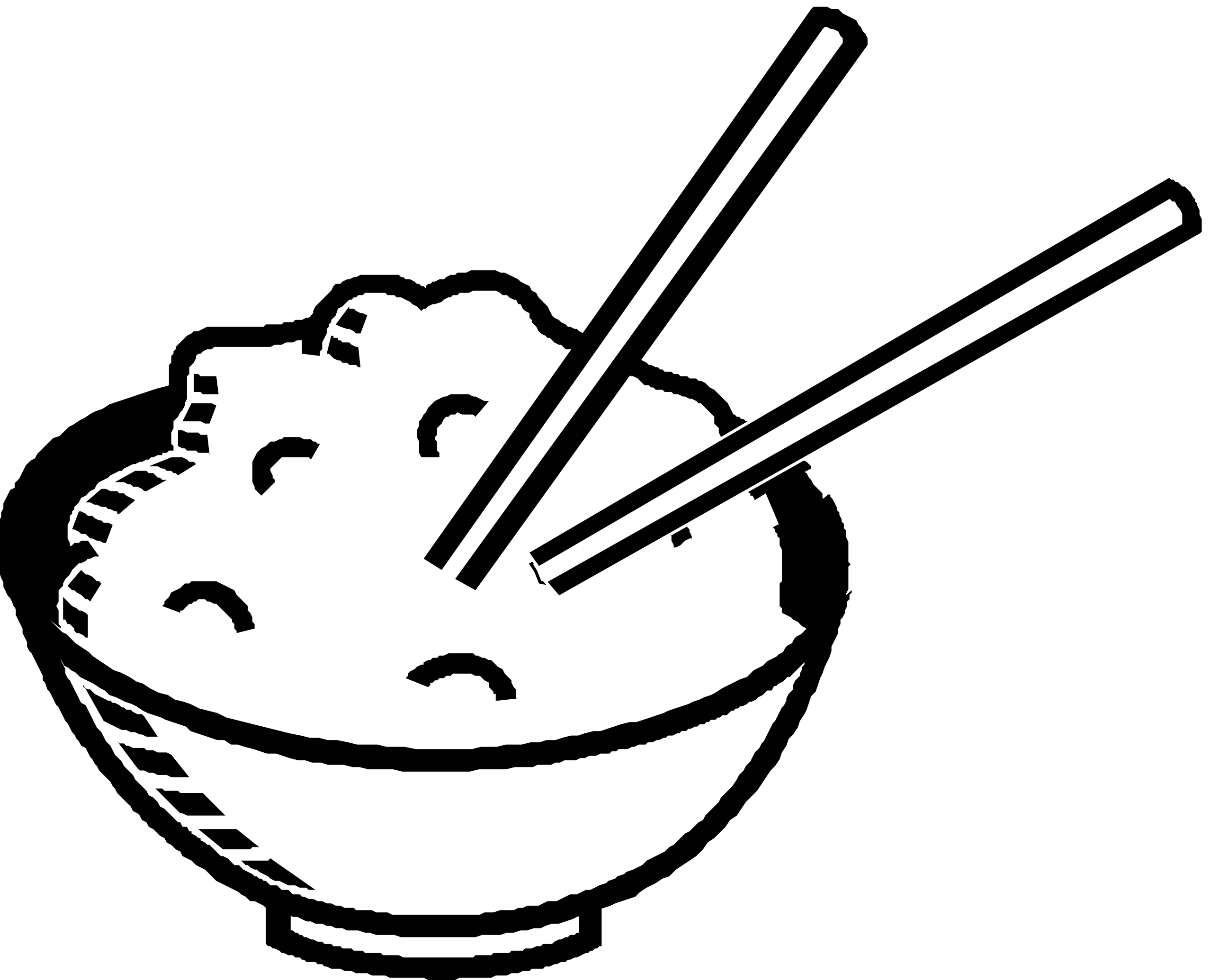 Empty Soup Bowl Coloring Page