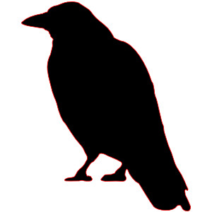 Crow clip art - royalty free public domain online clip art - Polyvore