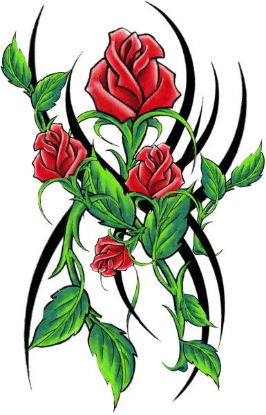 Tribal Rose Tattoos | Rose Tattoos - ClipArt Best - ClipArt Best
