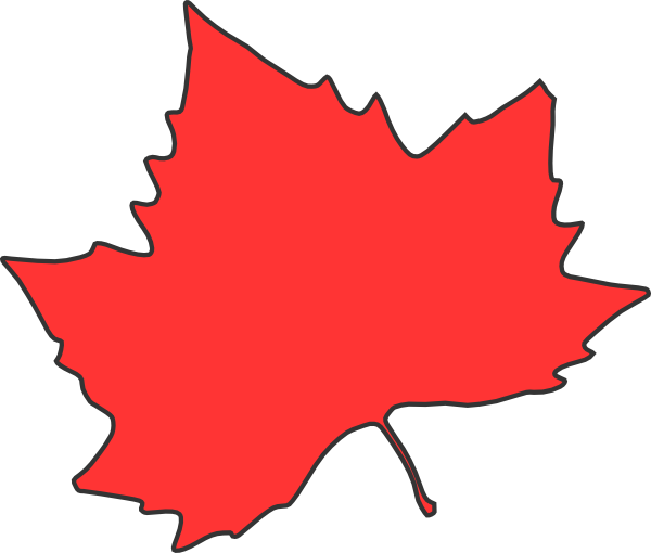 Maple Leaf Outline Clipart - ClipArt Best