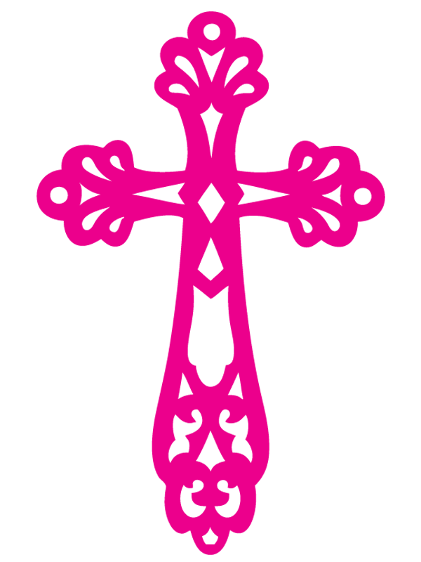Pink Cross Designs - ClipArt Best
