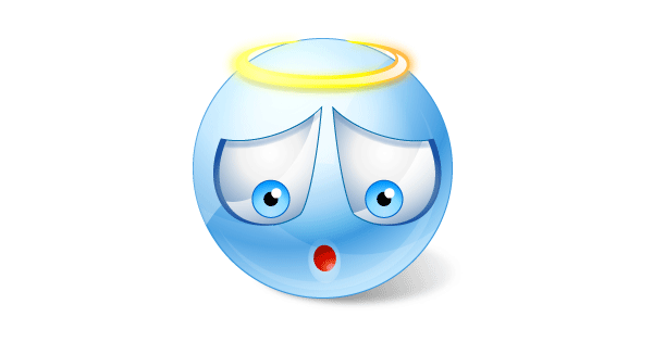 Sweet Angel Smiley - Facebook Symbols and Chat Emoticons
