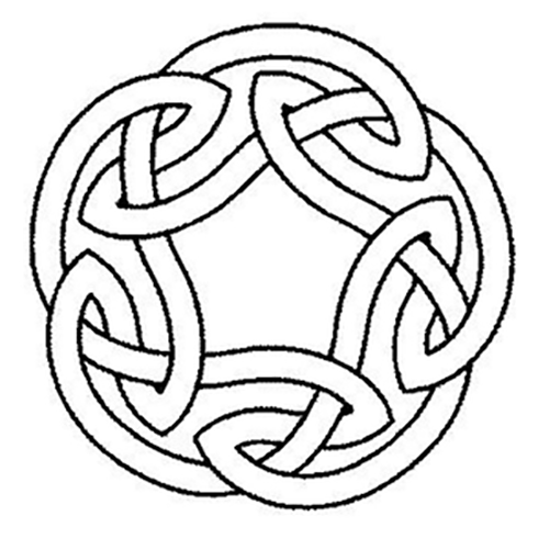 Stencils - KD10 - Celtic Circle - This Way and That Way | Shibori ...
