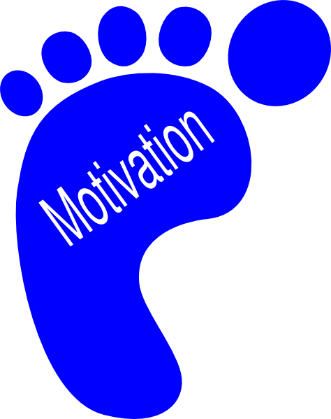 Left Footprints Motivation clip art - vector clip art online ...