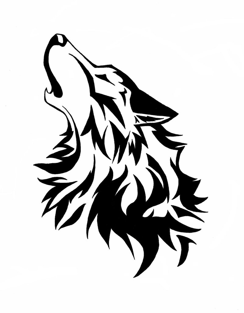 Commision Howling Wolf By Wolfsouled image - vector clip art ...