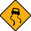 Category:Slippery road signs