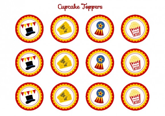 FREE Circus Birthday Party Printables from Printabelle | Catch My ...