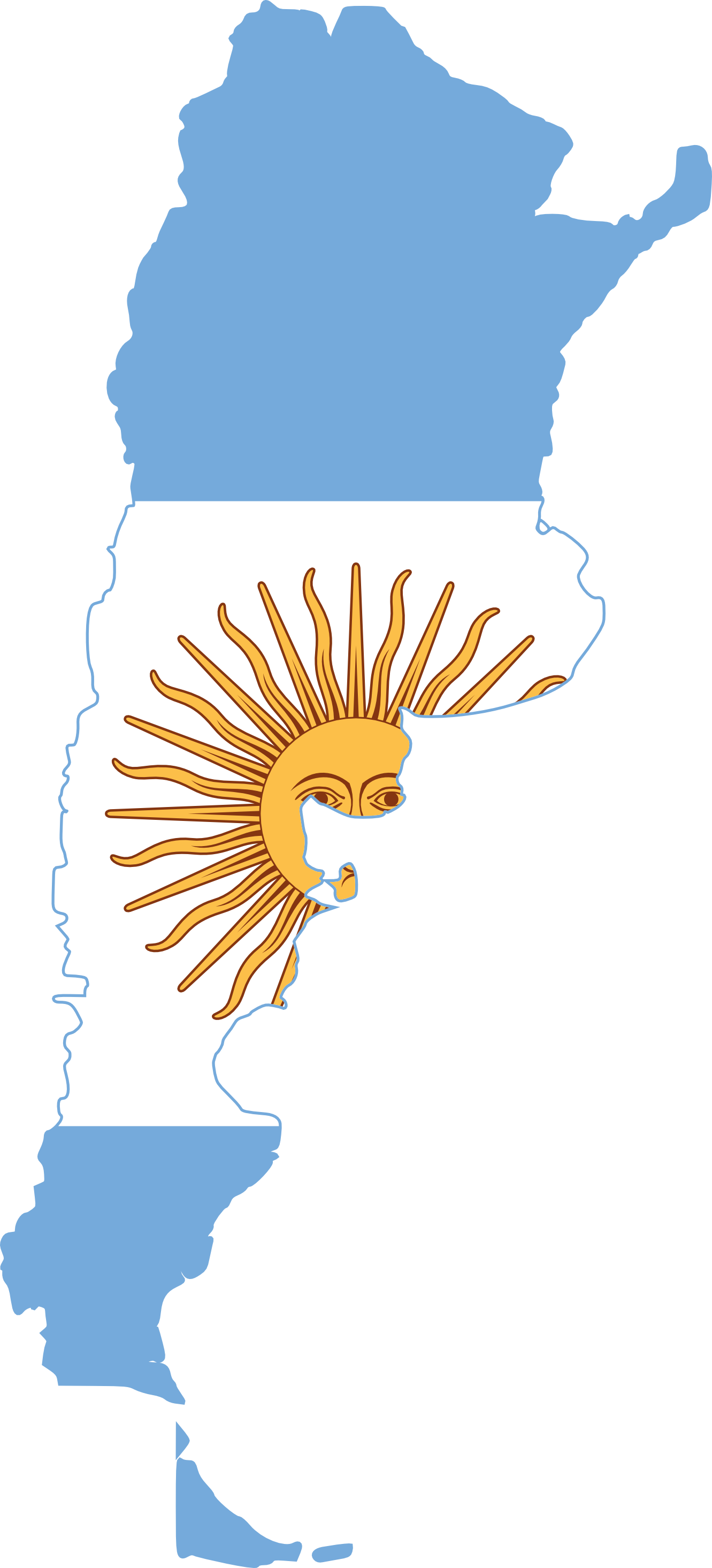 clipart map of argentina - photo #12