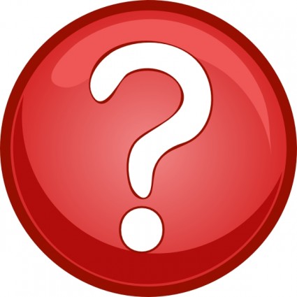 Red Question Mark Circle clip art Free vector in Open office ...