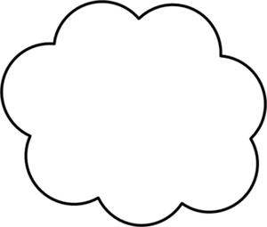 Drawn Cartoon Clouds Clipart