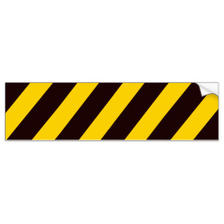 Warning Stripe Stickers | Zazzle