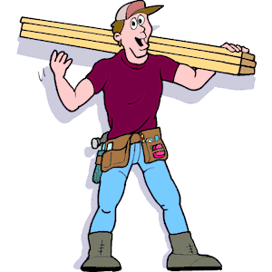 Cartoon Construction Worker Crying Clipart