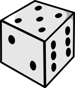 Dice Clipart Black And White - ClipArt Best