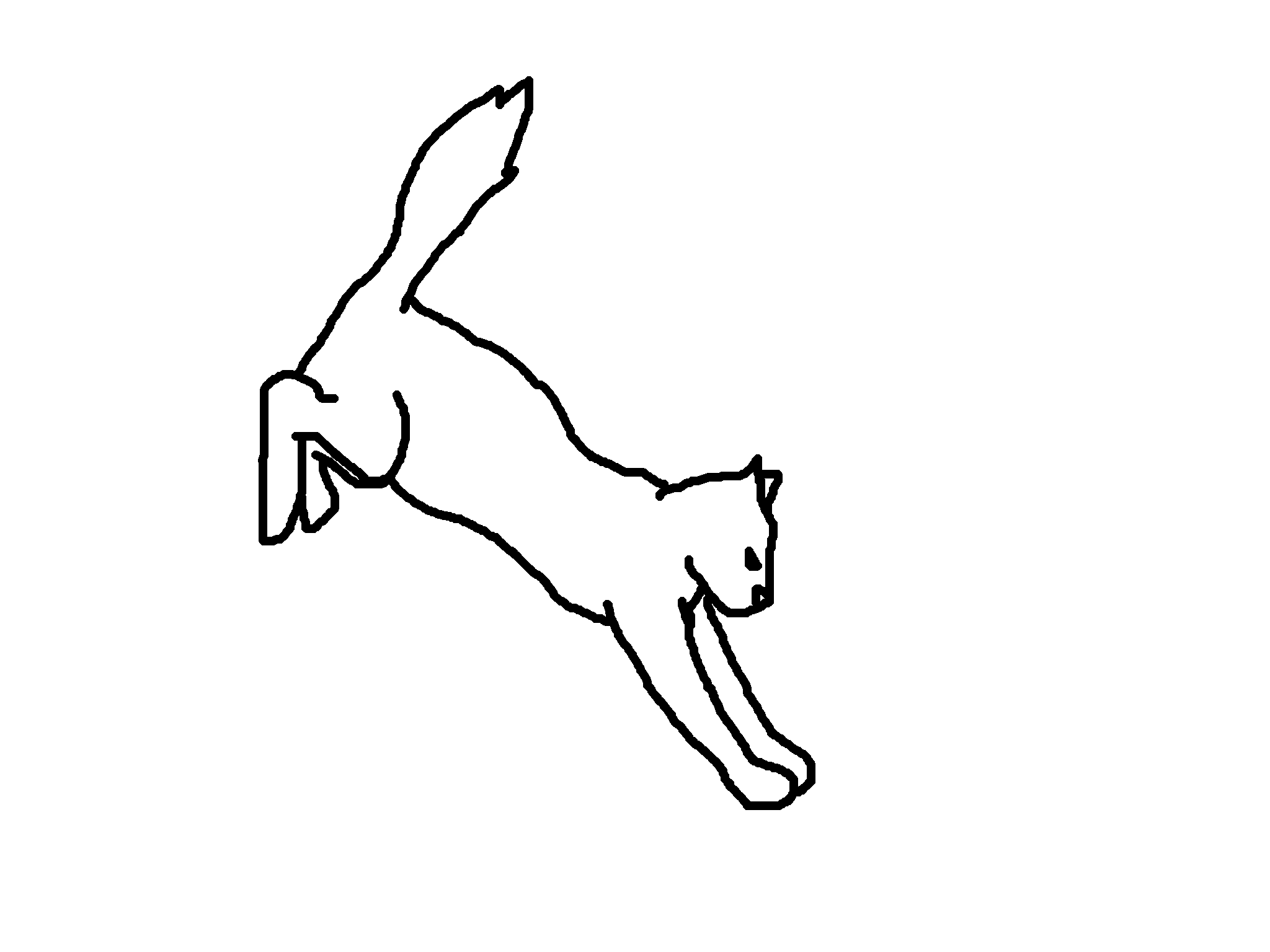 Jumping Cat Clipart