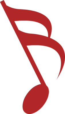 Red Music Notes Clip Art