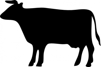 Cow Head Silhouette | Free Download Clip Art | Free Clip Art | on ...