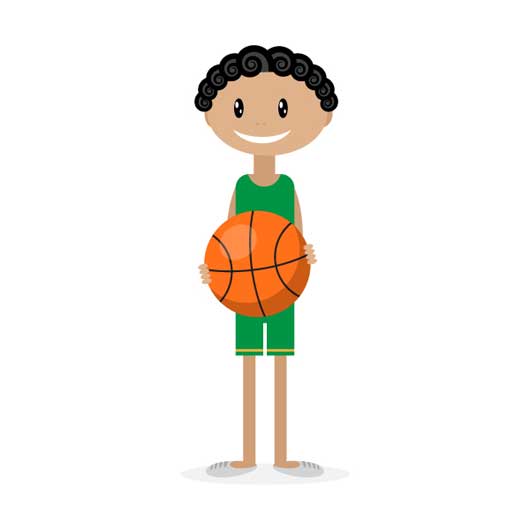 Animated Basketball Player