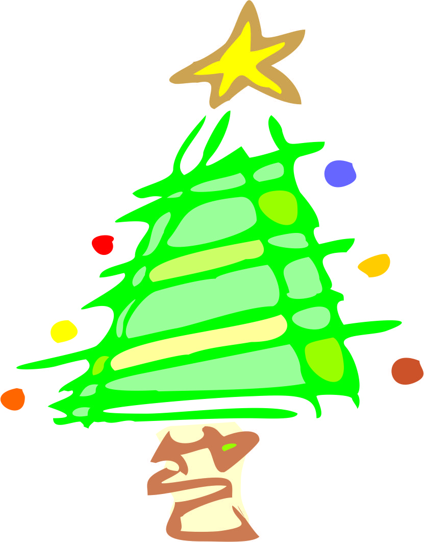 Cartoon Christmas Trees