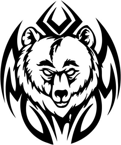 Tribal Bear Drawings - ClipArt Best